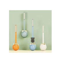 Silicon Shell Shape Toilet Brush Wall Mounting